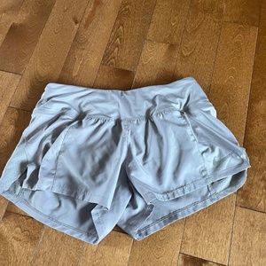 Light Grey Nike Athletic Shorts